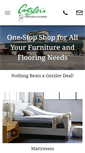 Mobile Screenshot of gutzlersfurniture.com